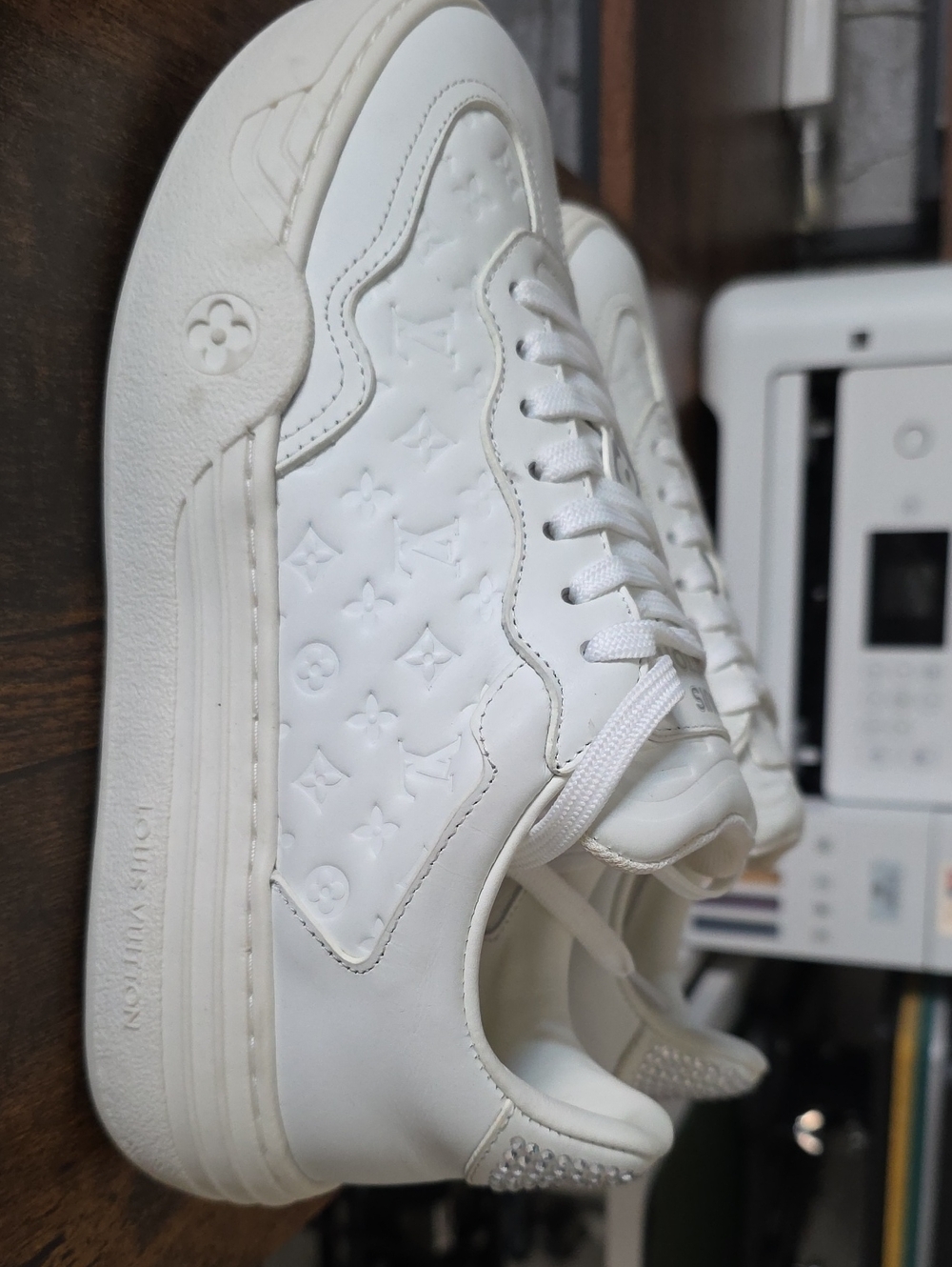 Louis Vuitton Beverly Hills White Monogram Sneakers